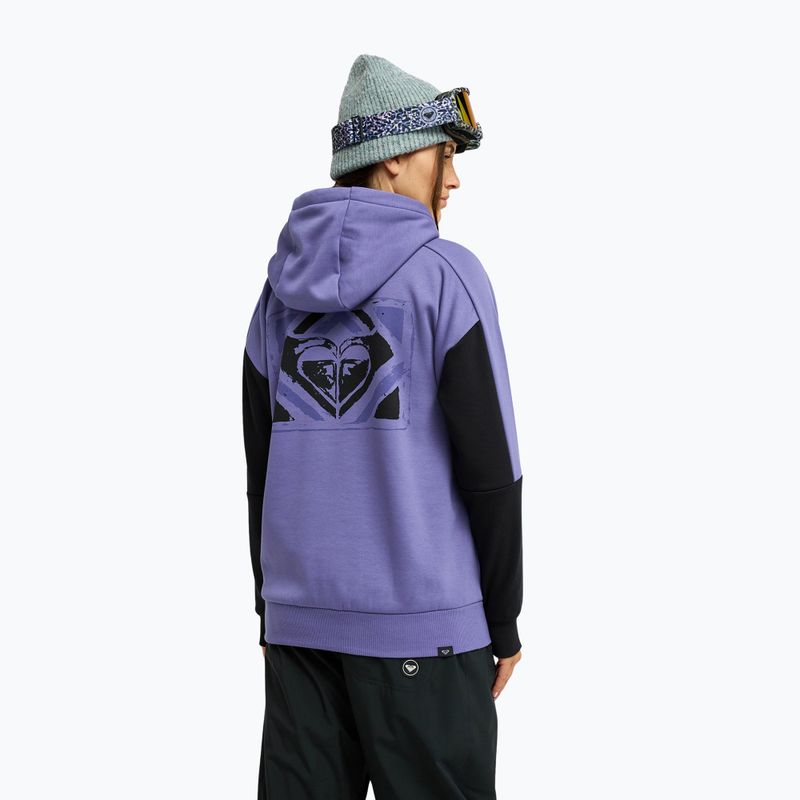 Moteriškas snieglenčių sporto džemperis ROXY Liberty Hoodie twilight purple 3