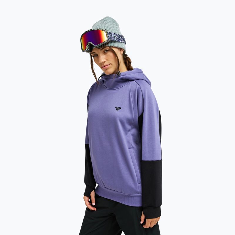 Vaikiškas snieglenčių džemperis ROXY Liberty Hoodie twilight purple 5