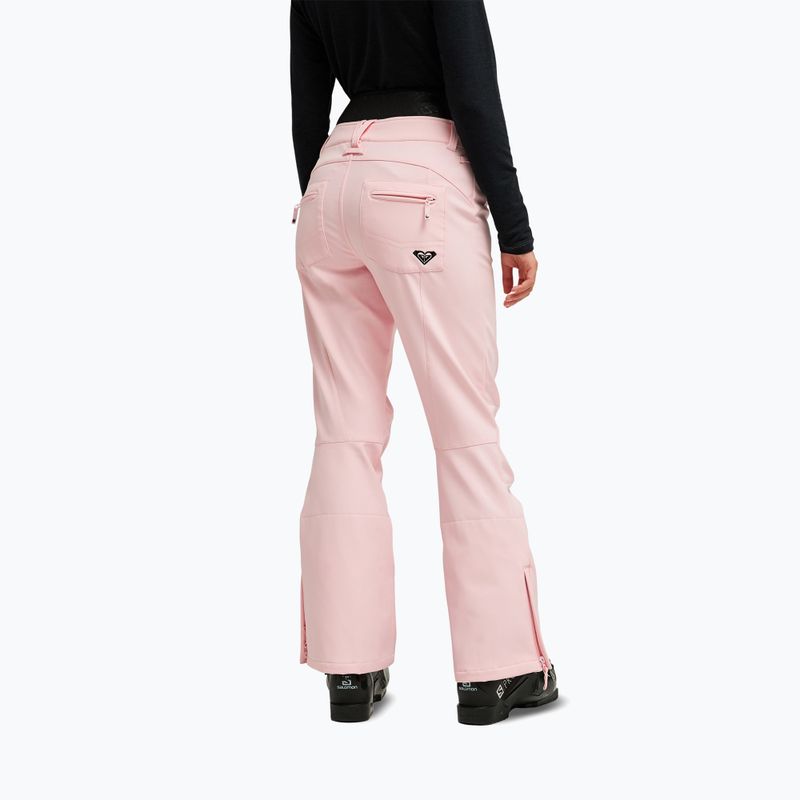 Moteriškos snieglenčių kelnės Roxy Rising High rose shadow 3