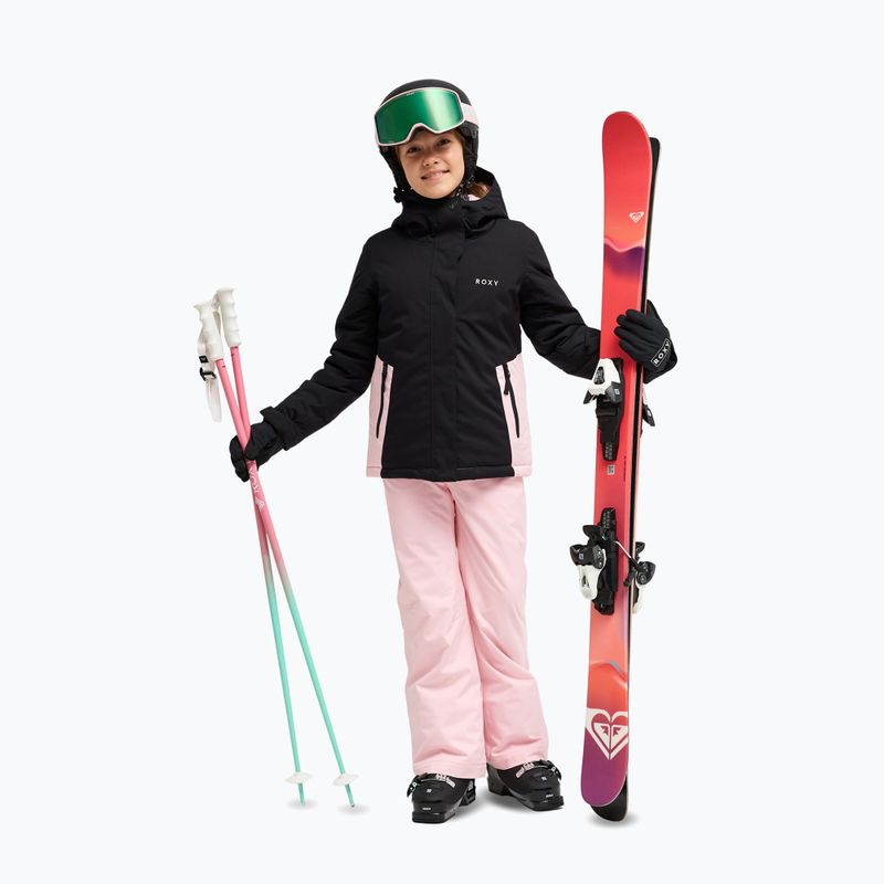 Vaikiška sniego lenktynių striukė ROXY Snowflare true black 2