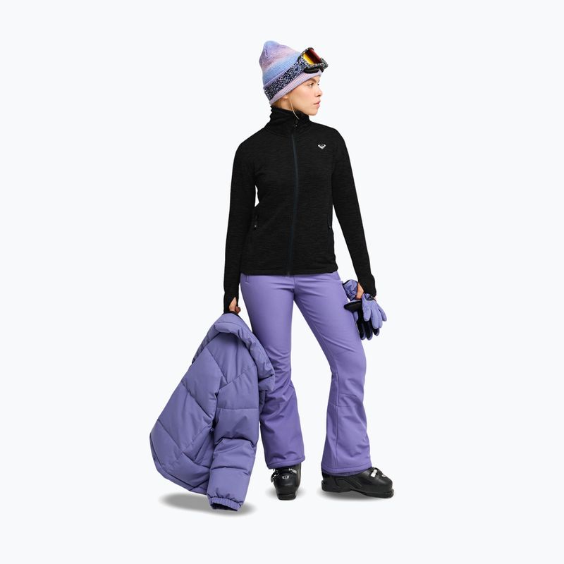 Moteriškas flisinis džemperis ROXY Snowstride Full Zip true black 2
