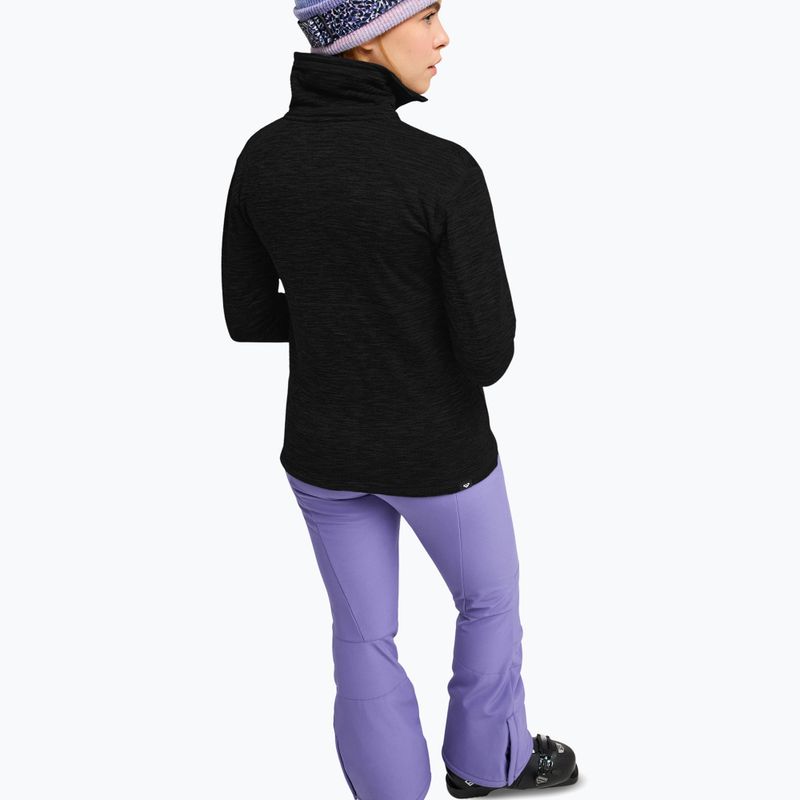 Moteriškas flisinis džemperis ROXY Snowstride Full Zip true black 3