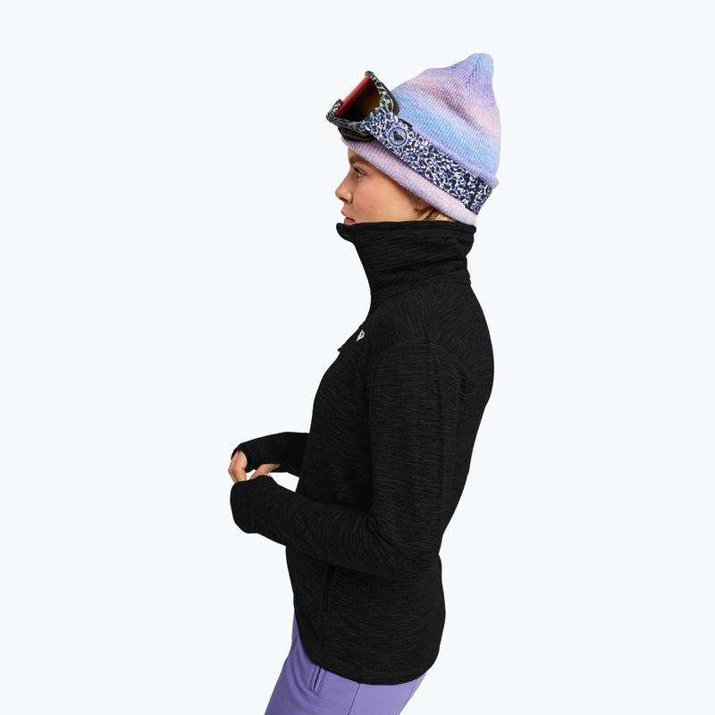 Moteriškas flisinis džemperis ROXY Snowstride Full Zip true black 4