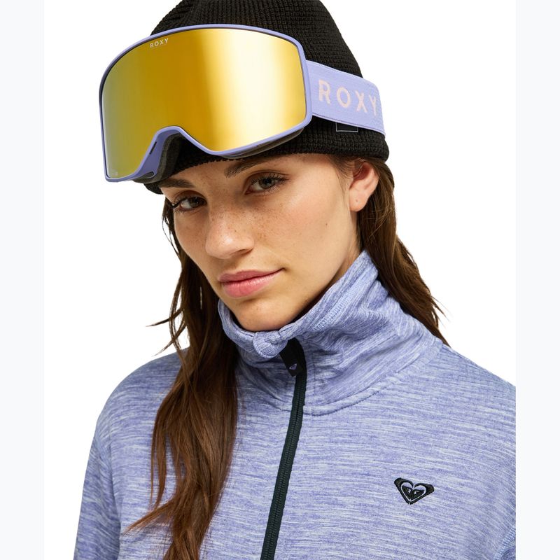 Moteriškas flisinis džemperis ROXY Snowstride Full Zip twilight purple 5
