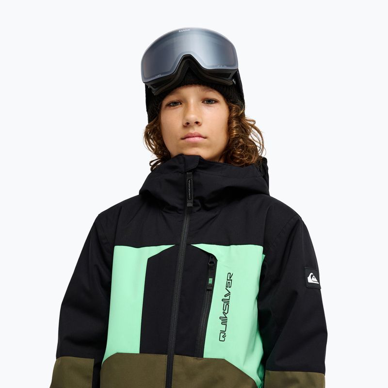 Vaikiška sniego lenktynių striukė Quiksilver Dawson grape leaf 4