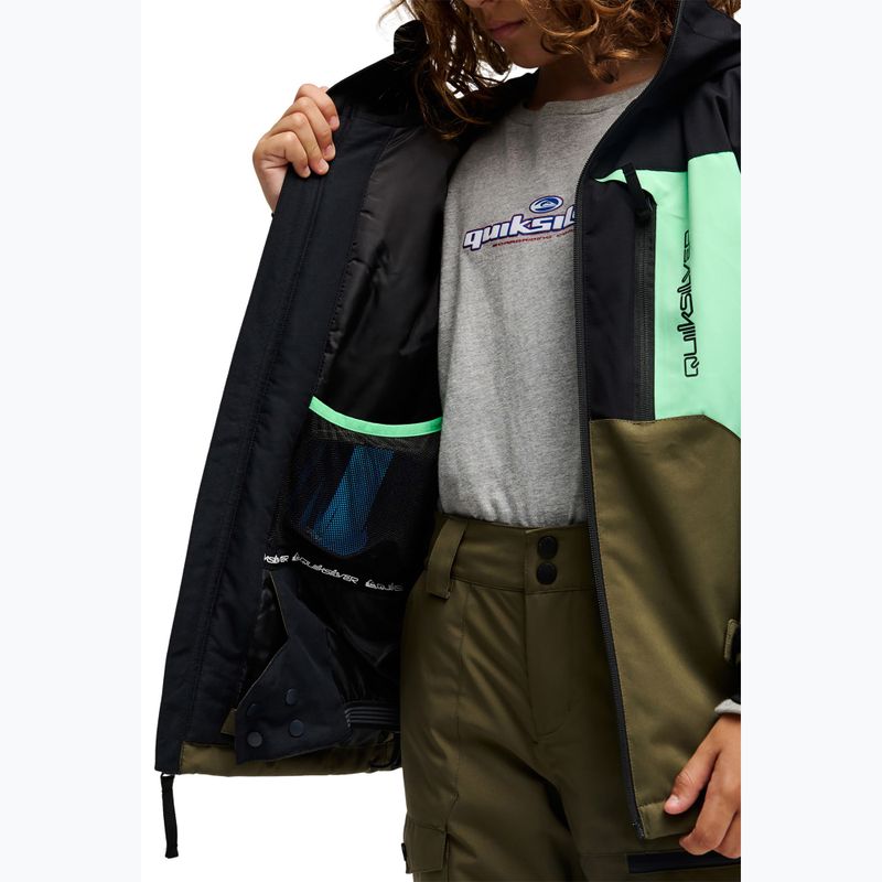 Vaikiška sniego lenktynių striukė Quiksilver Dawson grape leaf 6