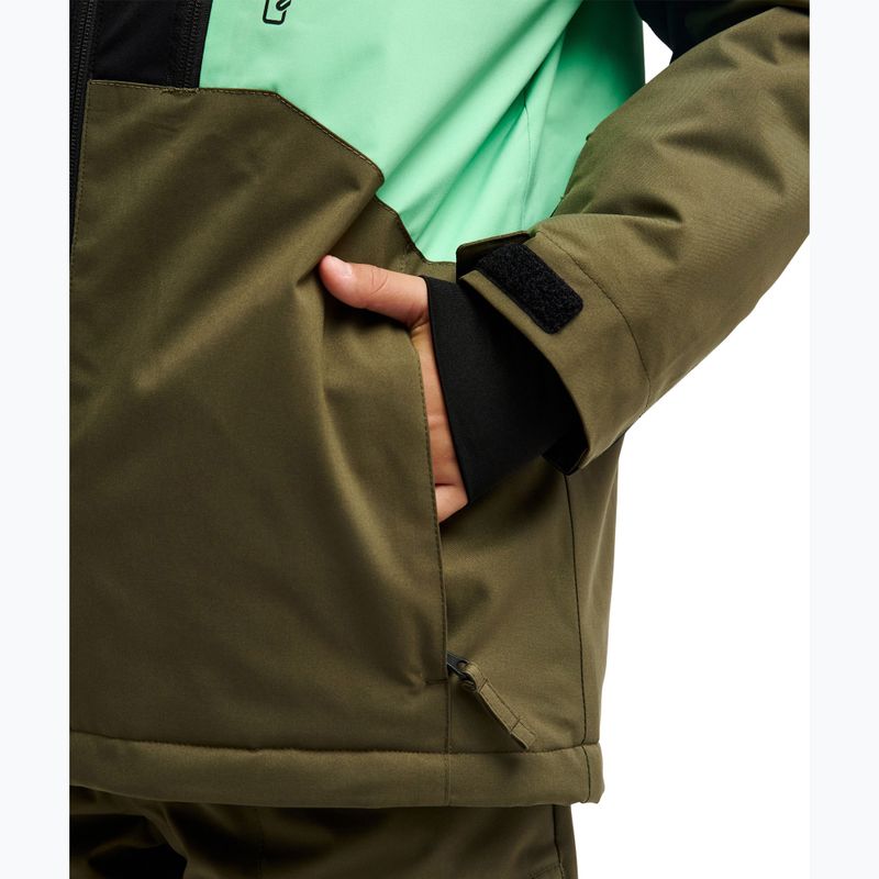 Vaikiška sniego lenktynių striukė Quiksilver Dawson grape leaf 8