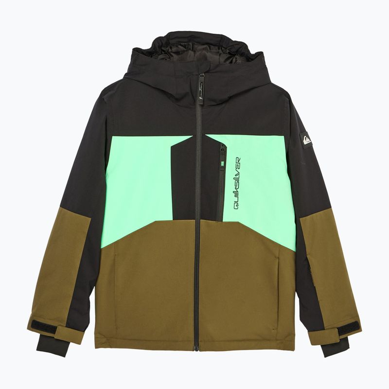 Vaikiška sniego lenktynių striukė Quiksilver Dawson grape leaf 9