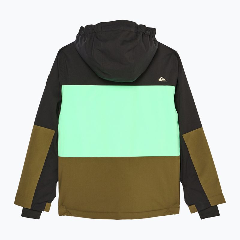 Vaikiška sniego lenktynių striukė Quiksilver Dawson grape leaf 10