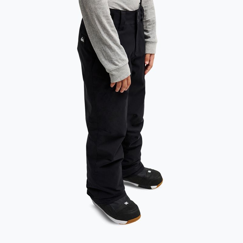 Vaikiškos snieglenčių kelnės Quiksilver Estate black 3