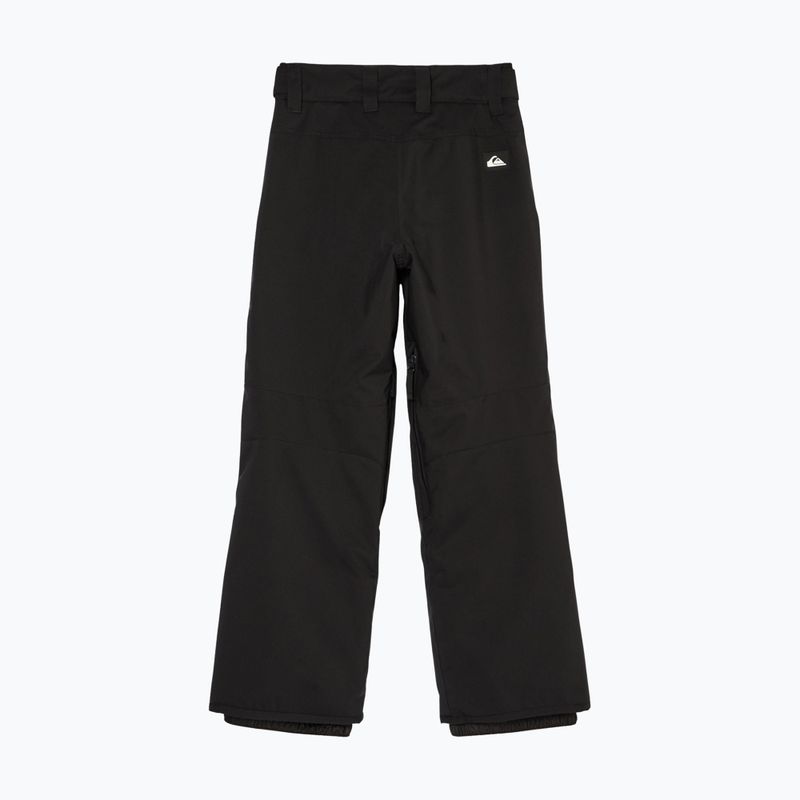 Vaikiškos snieglenčių kelnės Quiksilver Estate black 7