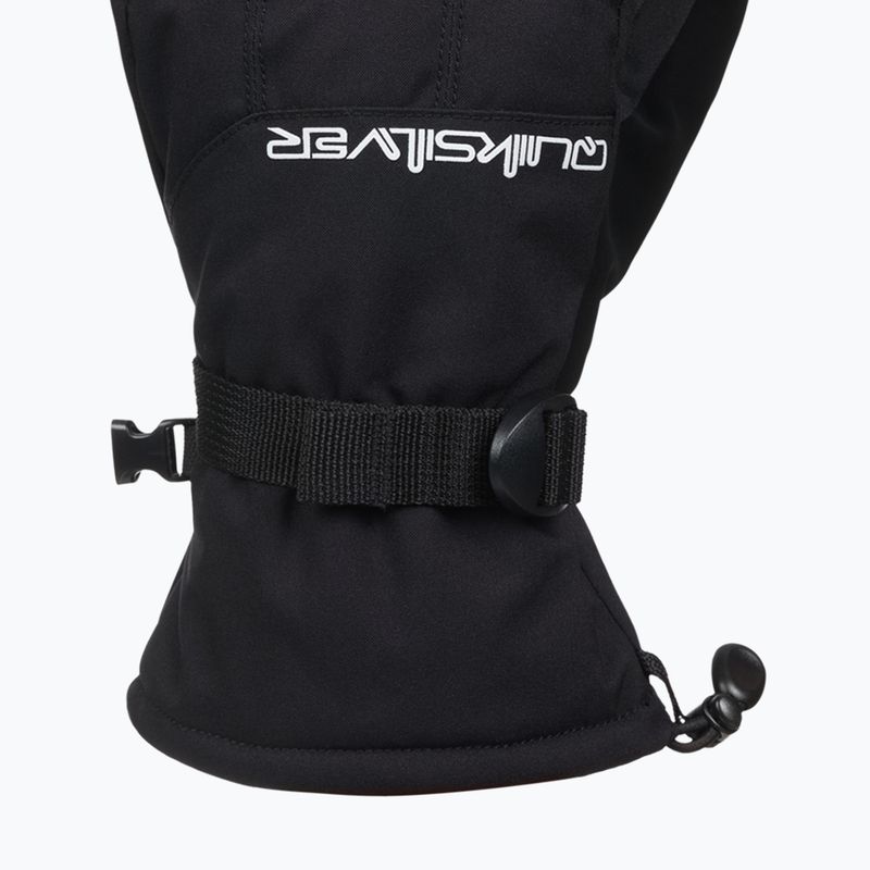 Vyriškos snieglenčių pirštinės Quiksilver Mission true black 2