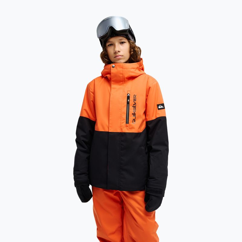 Vaikiška sniego lenktynių striukė Quiksilver Titano vermillon 12