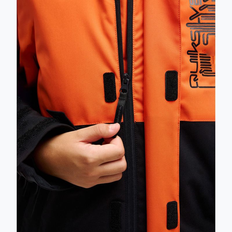 Vaikiška sniego lenktynių striukė Quiksilver Titano vermillon 4