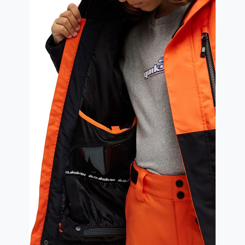 Vaikiška sniego lenktynių striukė Quiksilver Titano vermillon 6