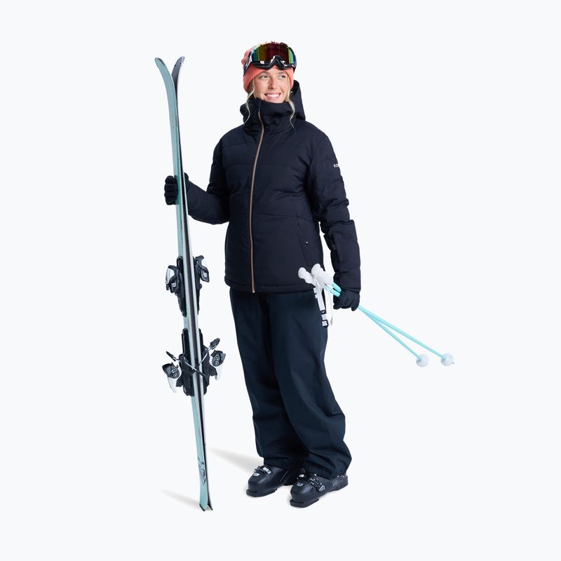 Moteriška snieglenčių striukė ROXY Snowyhill Puffy true black 2