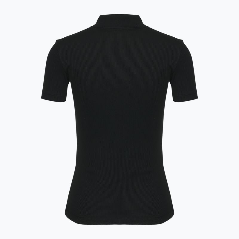 Moteriški polo marškinėliai Lacoste DF5377 black 2