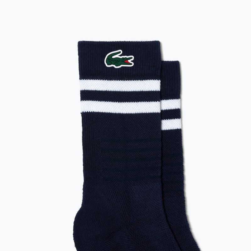 Vyriškos kojinės Lacoste RA1095 navy blue/white 2