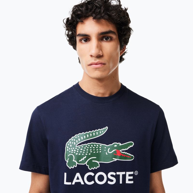 Lacoste vyriški marškinėliai TH1285 navy blue 4