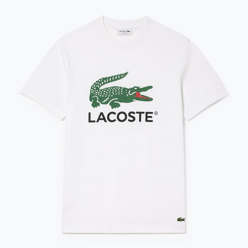 Vyriški marškinėliai Lacoste TH1285 white 5
