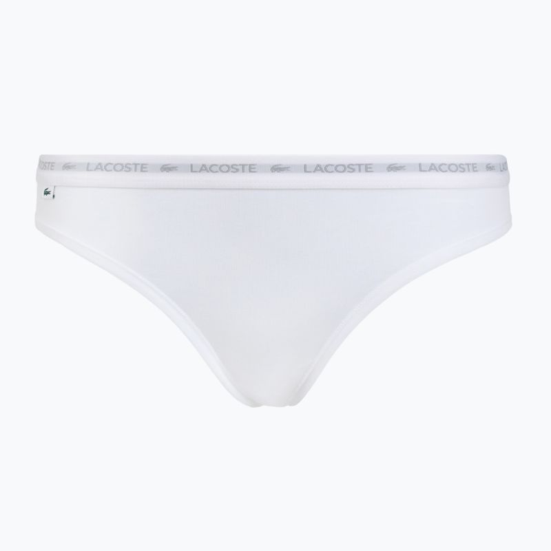 Moteriškos kelnaitės Lacoste 8F1338 3 poros black/white/silver chine 2
