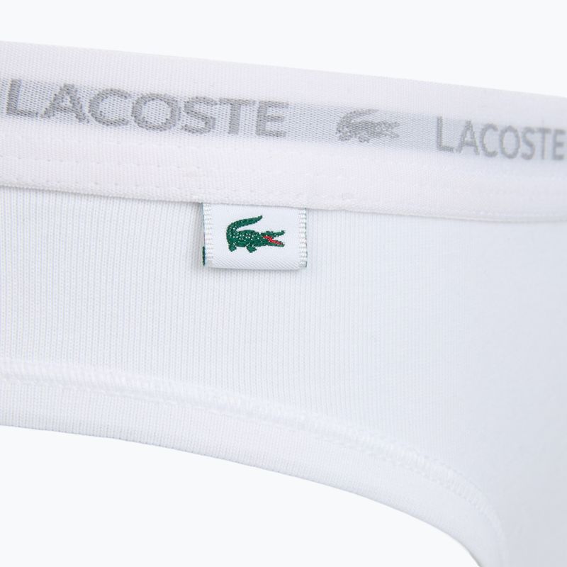 Moteriškos kelnaitės Lacoste 8F1338 3 poros black/white/silver chine 4