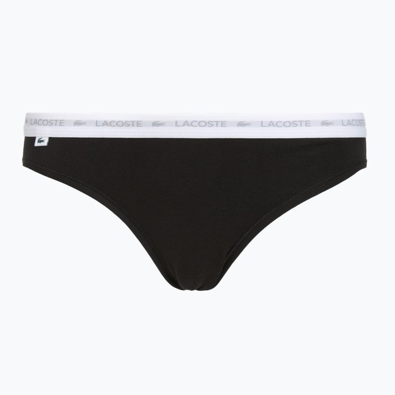 Moteriškos kelnaitės Lacoste 8F1338 3 poros black/white/silver chine 6