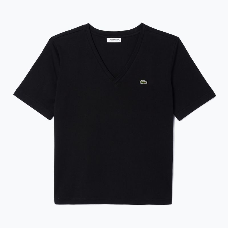 Moteriški marškinėliai Lacoste TF7300 black 4