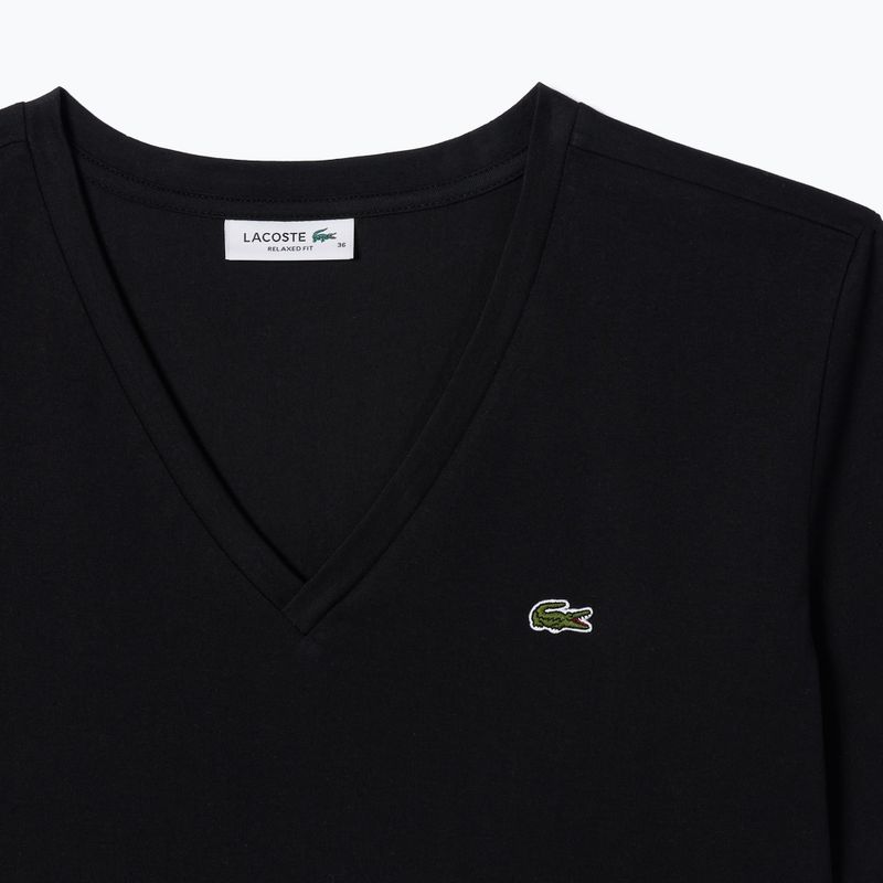 Moteriški marškinėliai Lacoste TF7300 black 5