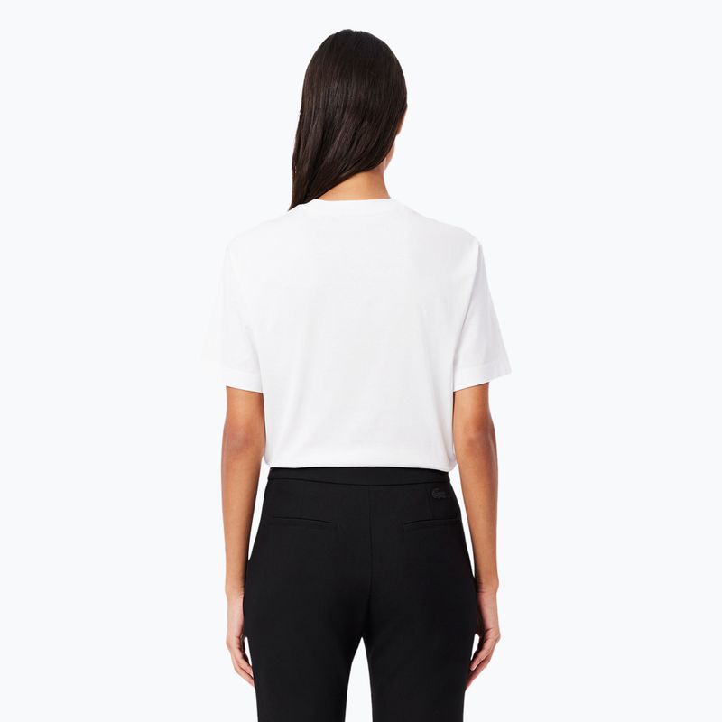 Moteriški marškinėliai Lacoste TF7215 white 2