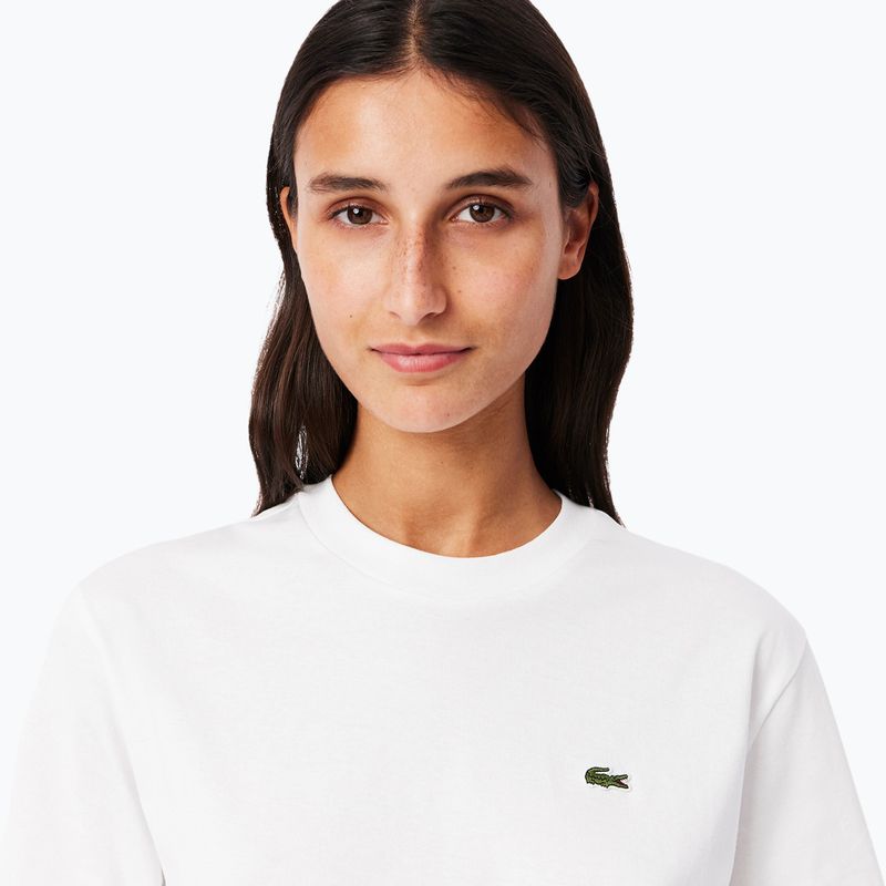 Moteriški marškinėliai Lacoste TF7215 white 3