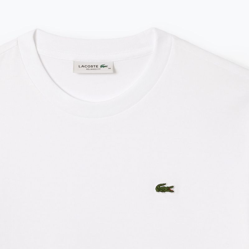 Moteriški marškinėliai Lacoste TF7215 white 5