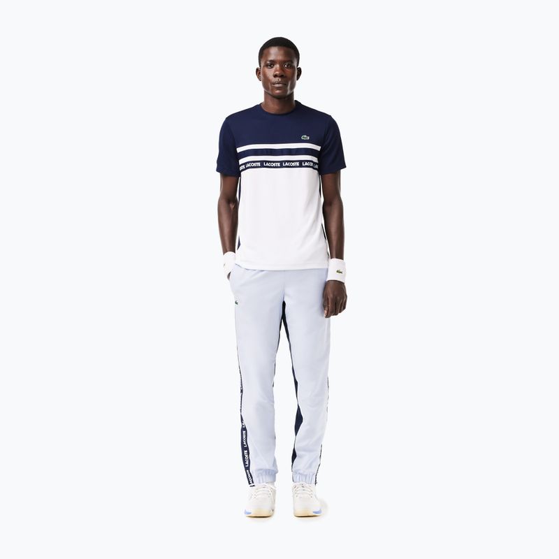 Vyriški marškinėliai Lacoste TH7515 white/navy blue 2