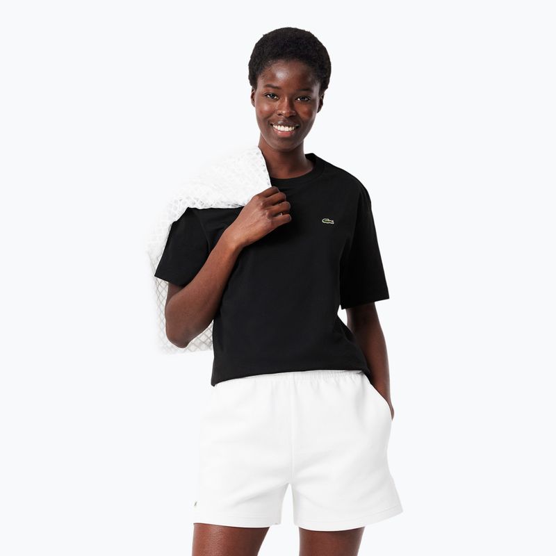 Moteriški marškinėliai Lacoste TF7215 black