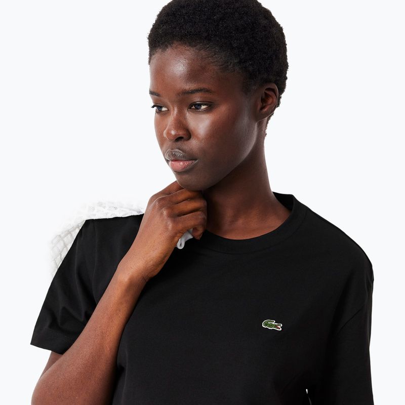 Moteriški marškinėliai Lacoste TF7215 black 3
