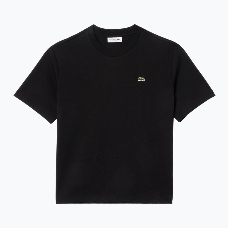 Moteriški marškinėliai Lacoste TF7215 black 4