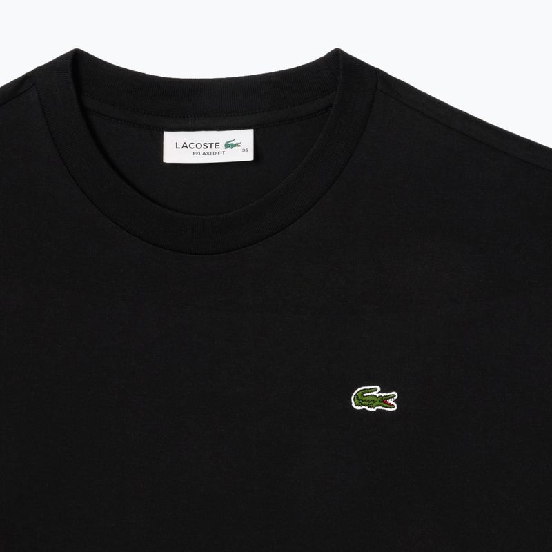Moteriški marškinėliai Lacoste TF7215 black 5
