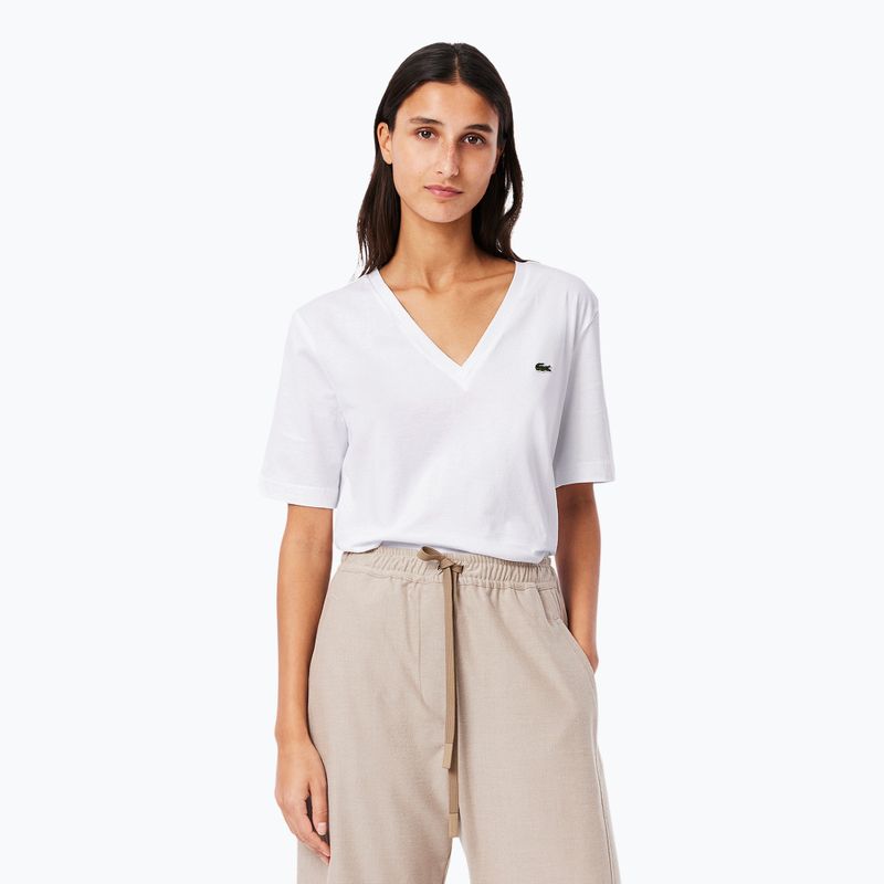 Moteriški marškinėliai Lacoste TF7300 white