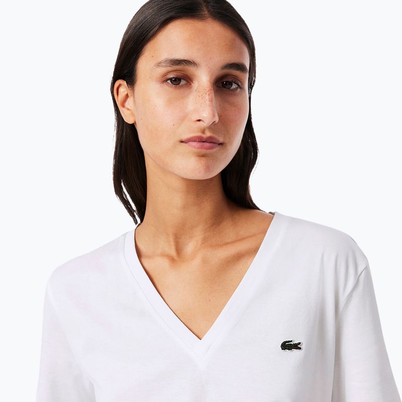 Moteriški marškinėliai Lacoste TF7300 white 3