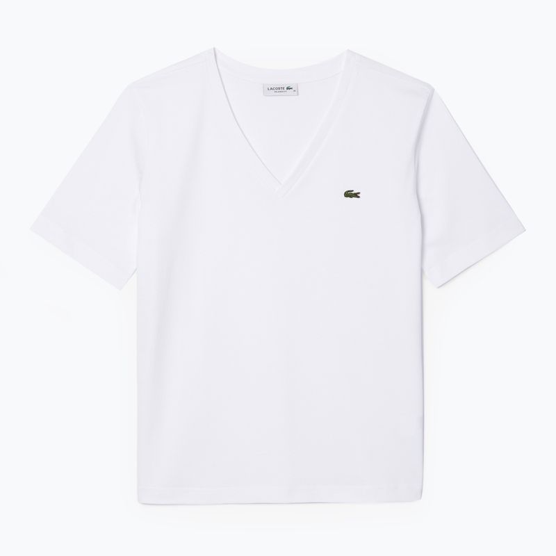 Moteriški marškinėliai Lacoste TF7300 white 4