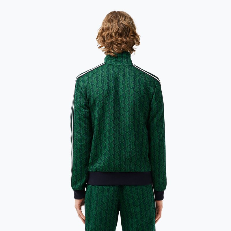 Lacoste vyriški SH1368 tamsiai mėlynos/raudonos spalvos džemperis 2