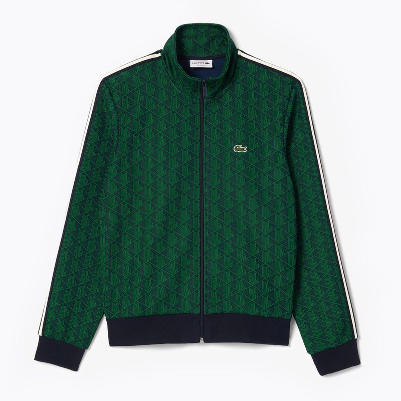 Lacoste vyriški SH1368 tamsiai mėlynos/raudonos spalvos džemperis 4