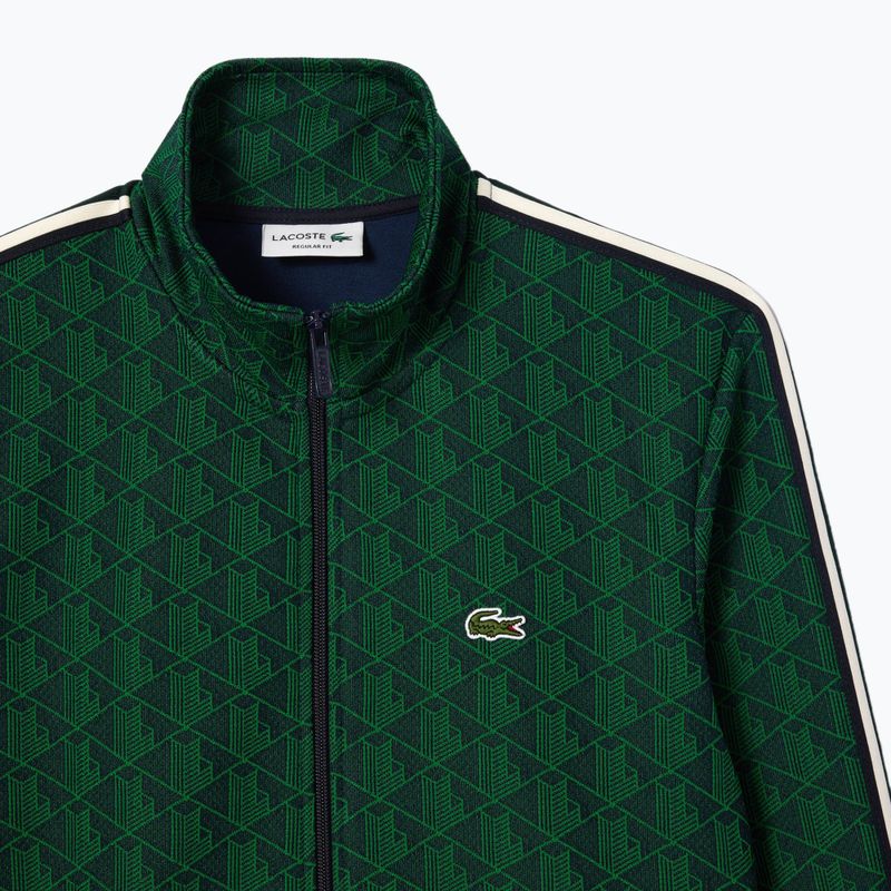 Lacoste vyriški SH1368 tamsiai mėlynos/raudonos spalvos džemperis 5
