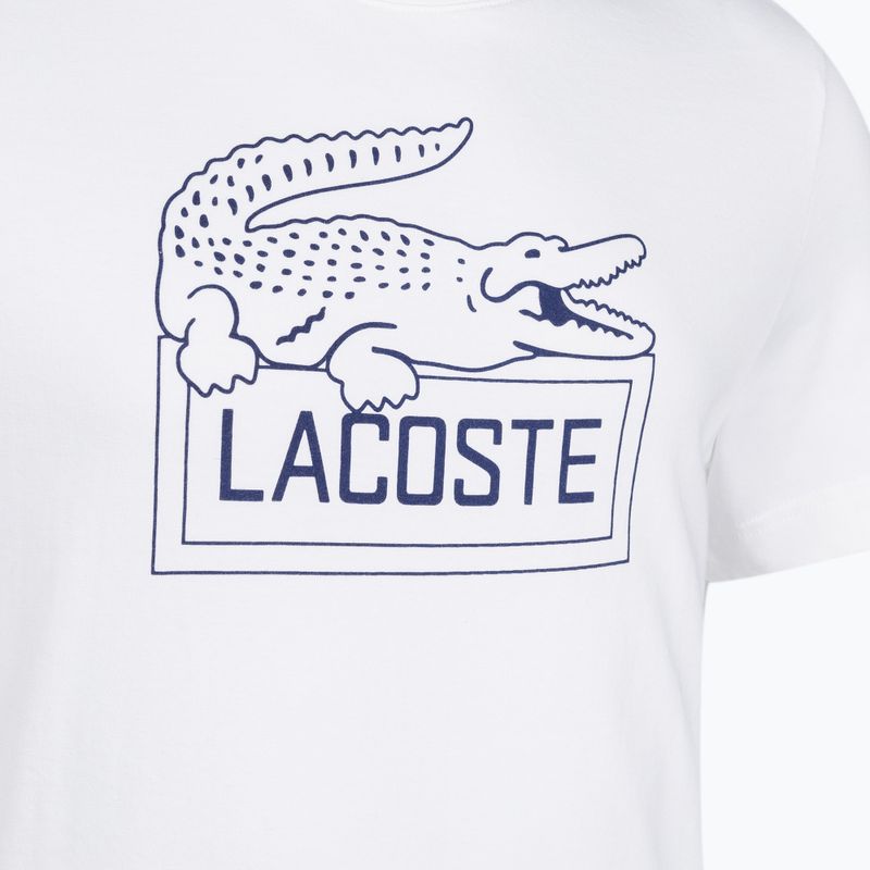 Vyriški marškinėliai Lacoste TH9068 white 3