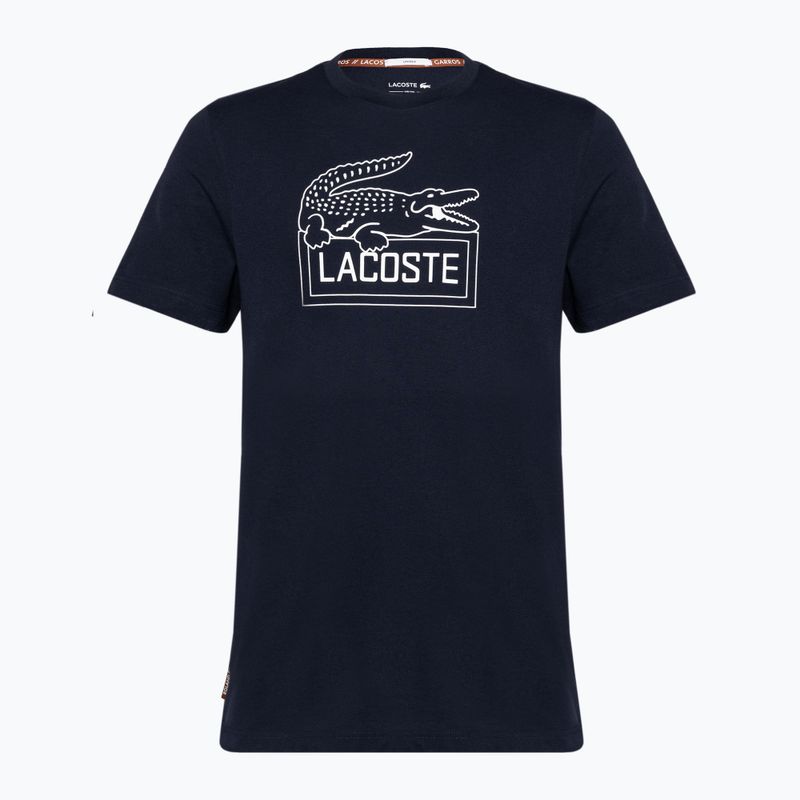 Vyriški marškinėliai Lacoste TH9068 navy blue