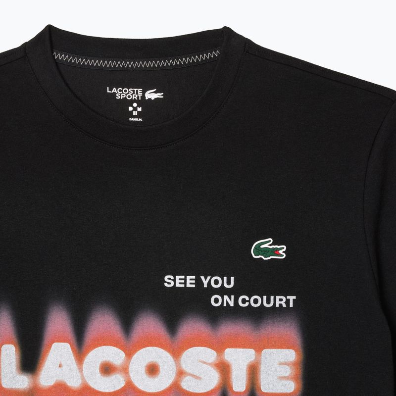 Vyriški marškinėliai Lacoste TH2617 black 6