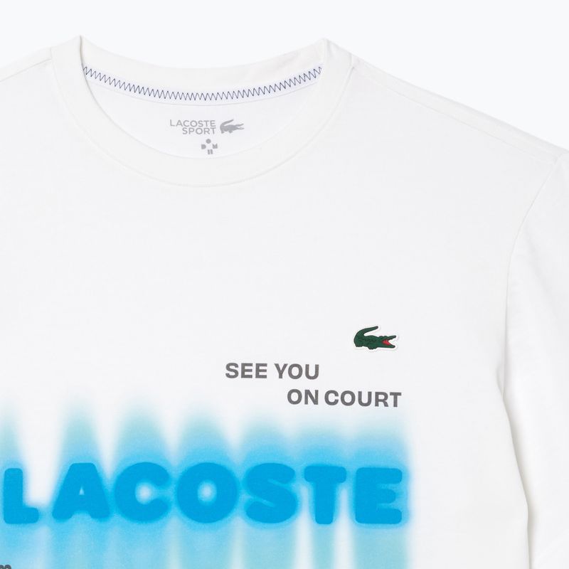 Vyriški marškinėliai Lacoste TH2617 white 6