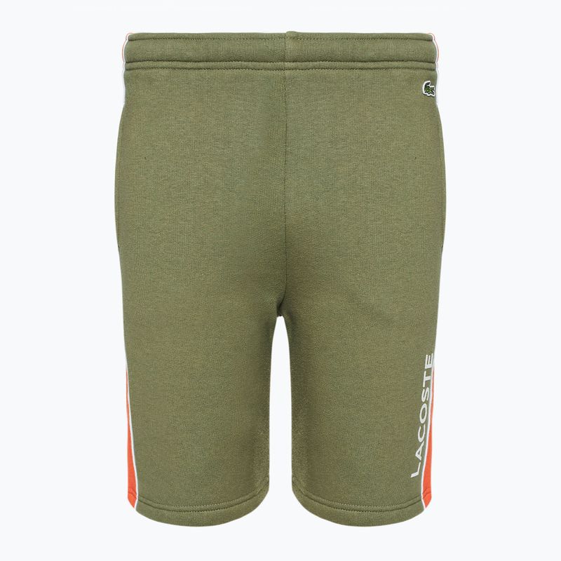 Vaikiški šortai Lacoste GJ2462 khaki-buoy