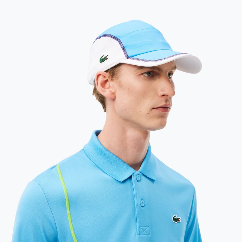 Vyriška kepuraitė su snapeliu Lacoste RK7574 argentine blue/white 4