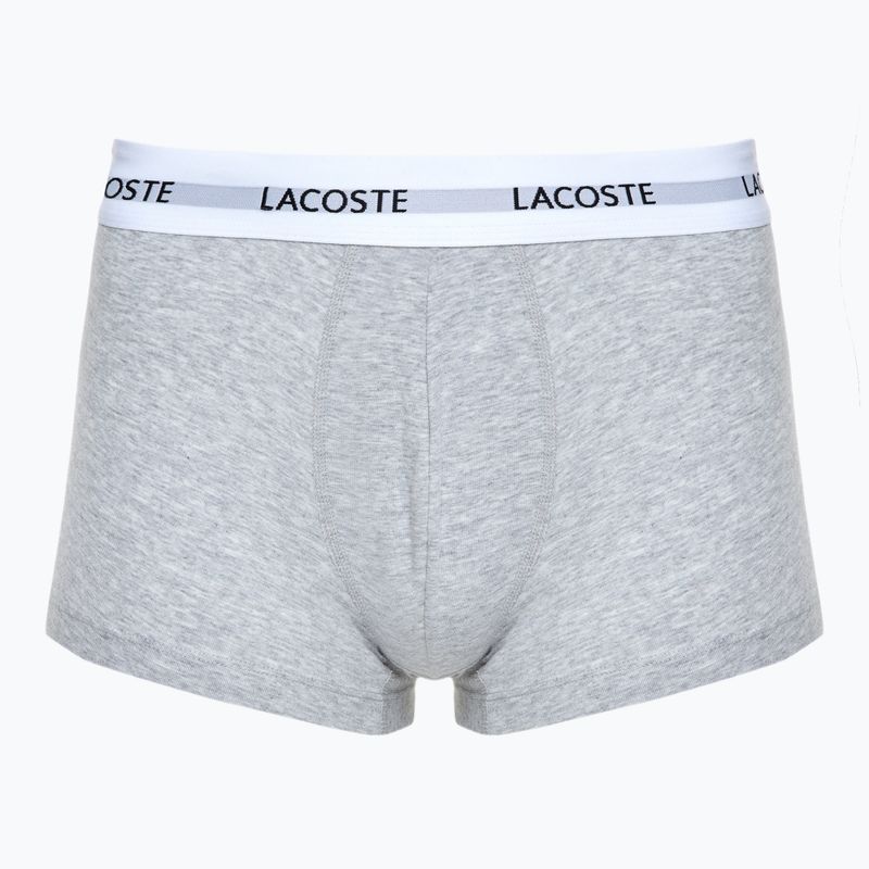 Vyriškos trumpikės Lacoste 5H5150 3 pary black/white/silver chine 3